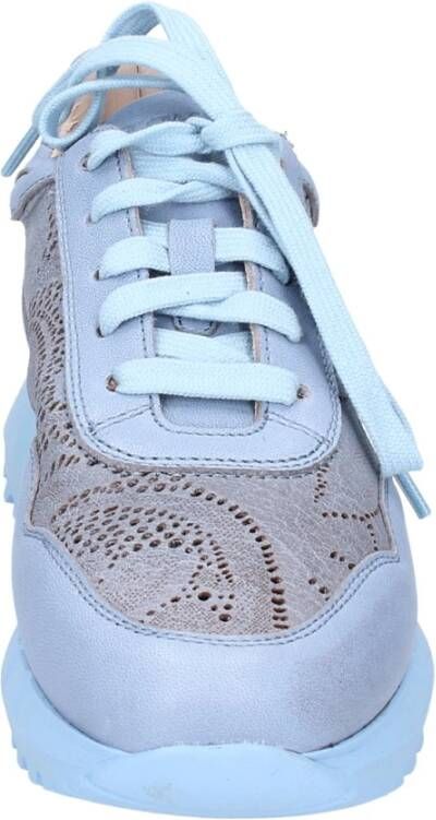 Stokton Leren Dames Sneakers Purple Dames