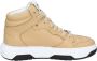 Stokton Leren Dames Sneakers Stijlvolle Schoenen Beige Dames - Thumbnail 3