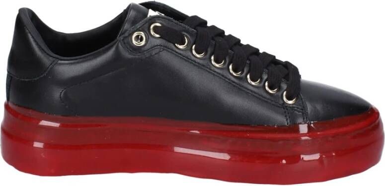 Stokton Leren Dames Sneakers Stijlvolle Schoenen Black Dames