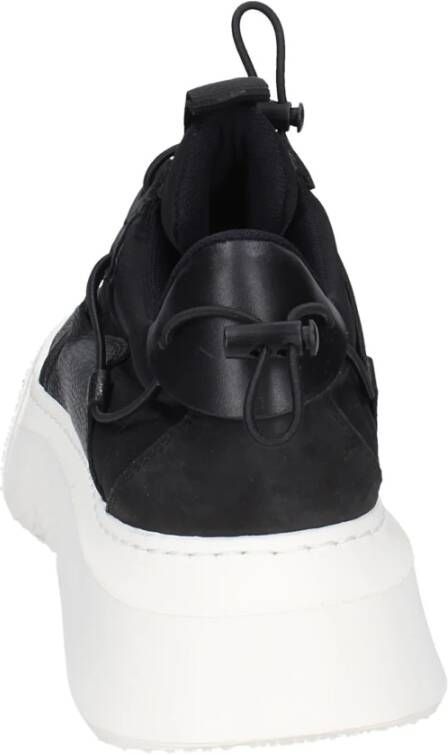 Stokton Leren Dames Sneakers Stijlvolle Schoenen Black Dames