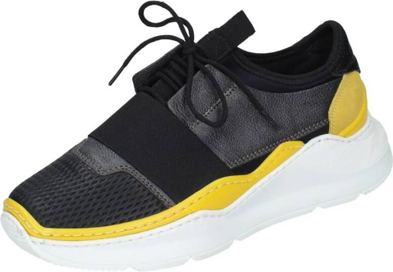 Stokton Leren Dames Sneakers Stijlvolle Schoenen Black Dames