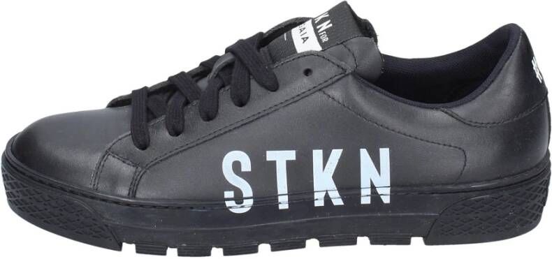 Stokton Leren Dames Sneakers Stijlvolle Schoenen Black Dames