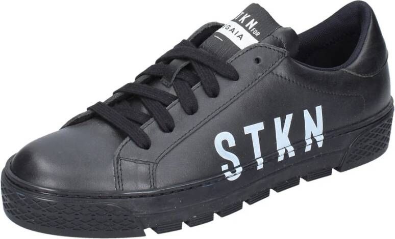 Stokton Leren Dames Sneakers Stijlvolle Schoenen Black Dames