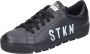 Stokton Leren Dames Sneakers Stijlvolle Schoenen Black Dames - Thumbnail 5