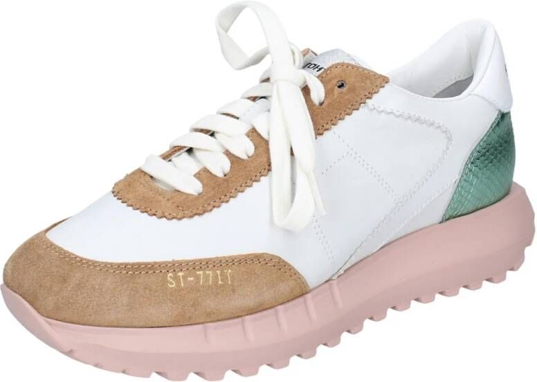 Stokton Leren Dames Sneakers Stijlvolle Schoenen Multicolor Dames