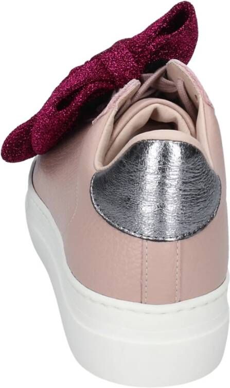 Stokton Leren Dames Sneakers Stijlvolle Schoenen Pink Dames