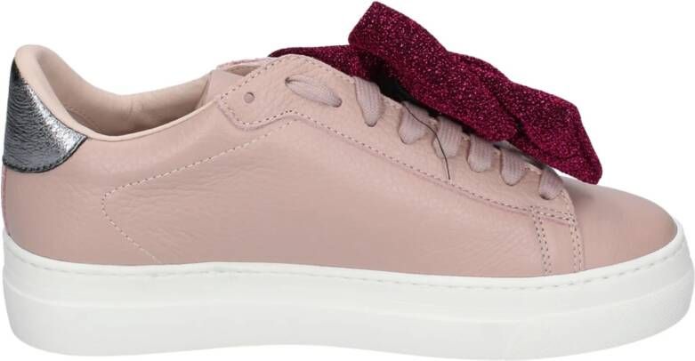 Stokton Leren Dames Sneakers Stijlvolle Schoenen Pink Dames