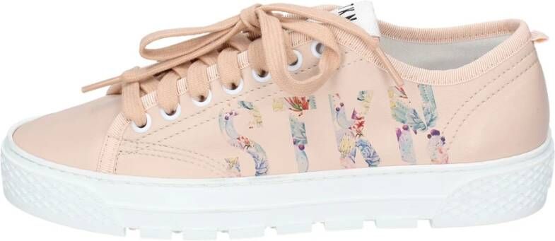 Stokton Leren Dames Sneakers Stijlvolle Schoenen Pink Dames