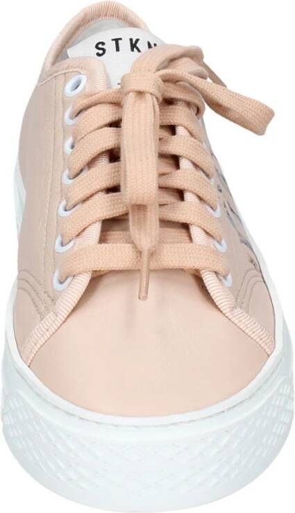 Stokton Leren Dames Sneakers Stijlvolle Schoenen Pink Dames