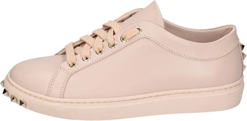 Stokton Leren Dames Sneakers Stijlvolle Schoenen Pink Dames