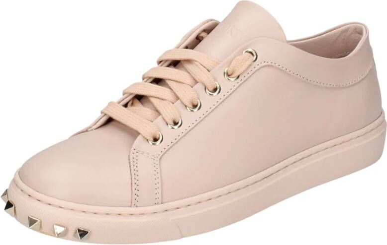 Stokton Leren Dames Sneakers Stijlvolle Schoenen Pink Dames