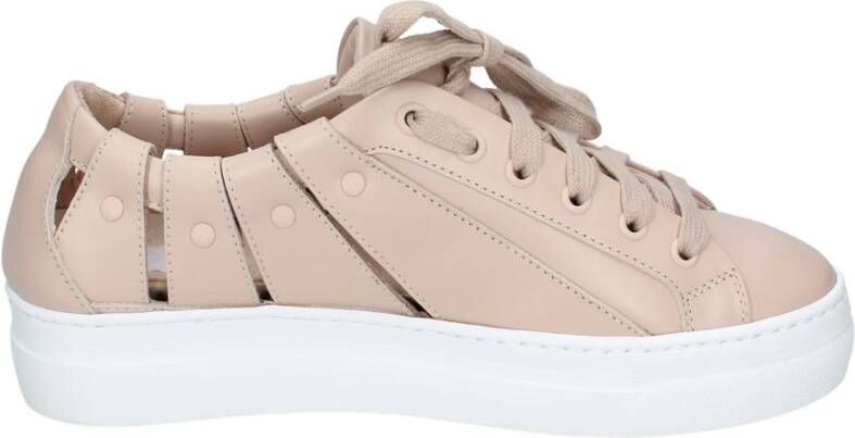 Stokton Leren Dames Sneakers Stijlvolle Schoenen Pink Dames