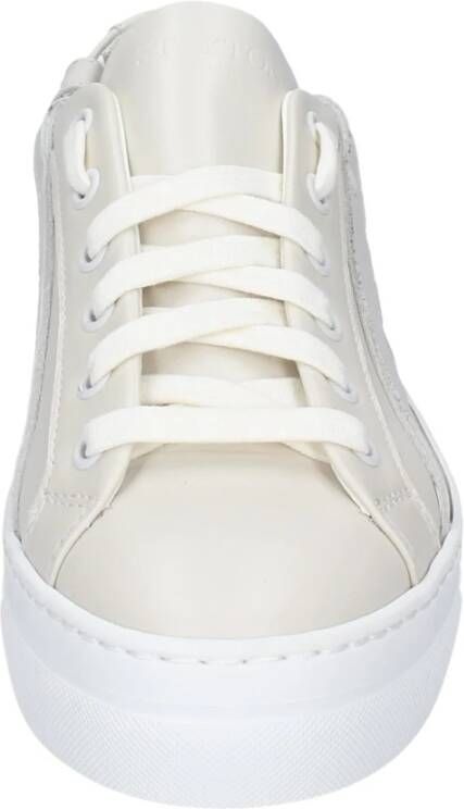 Stokton Leren Dames Sneakers Stijlvolle Schoenen White Dames