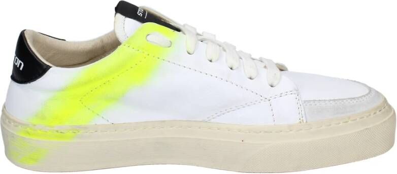 Stokton Leren Dames Sneakers Stijlvolle Schoenen White Dames