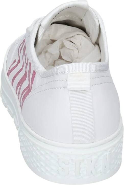 Stokton Leren Dames Sneakers Stijlvolle Schoenen White Dames