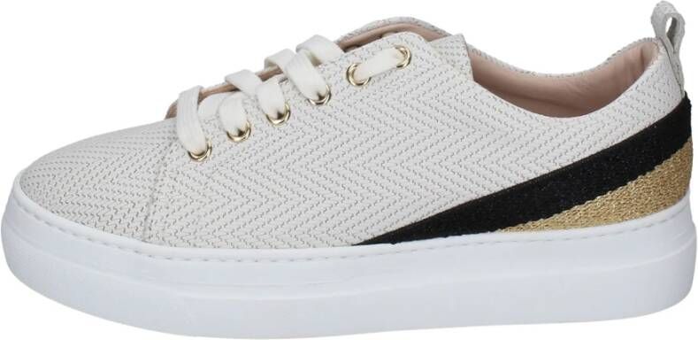 Stokton Leren Dames Sneakers Stijlvolle Schoenen White Dames