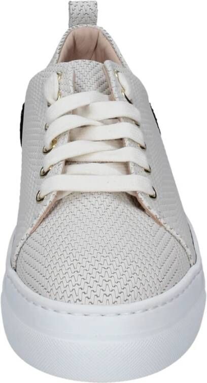 Stokton Leren Dames Sneakers Stijlvolle Schoenen White Dames