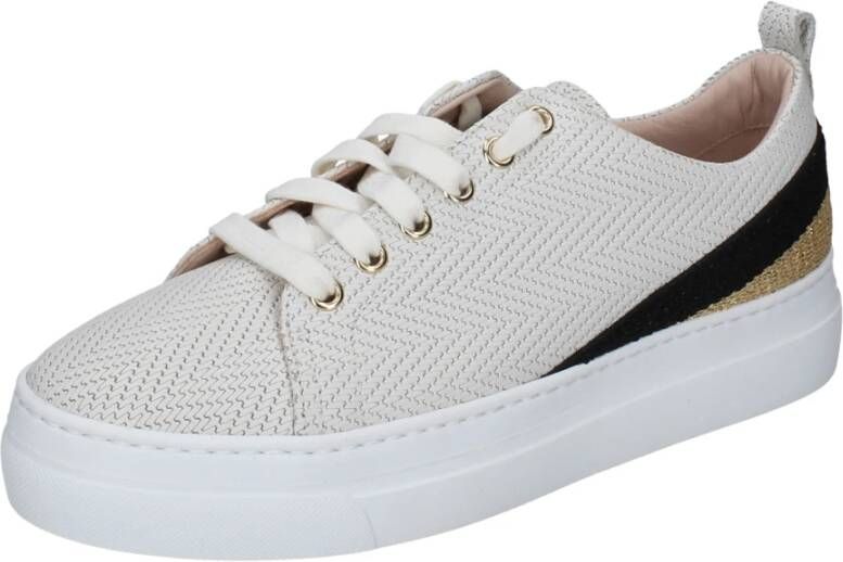 Stokton Leren Dames Sneakers Stijlvolle Schoenen White Dames