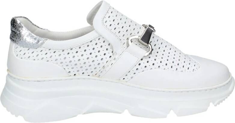 Stokton Leren Dames Sneakers Stijlvolle Schoenen White Dames