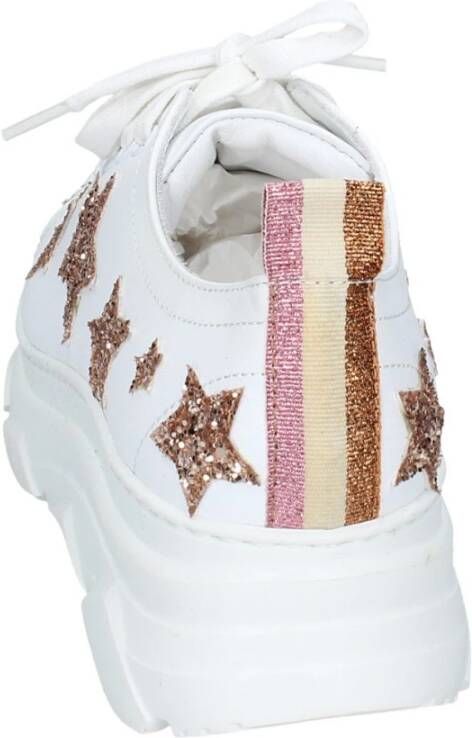 Stokton Leren Dames Sneakers Stijlvolle Schoenen White Dames