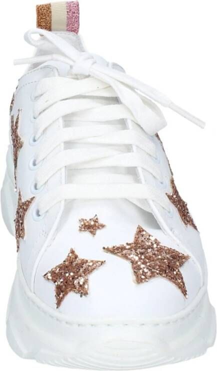 Stokton Leren Dames Sneakers Stijlvolle Schoenen White Dames