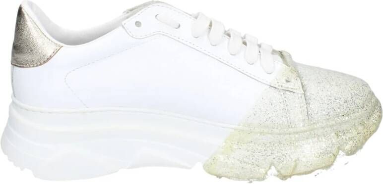 Stokton Leren Dames Sneakers White Dames