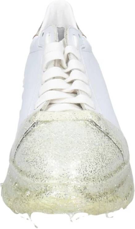 Stokton Leren Dames Sneakers White Dames