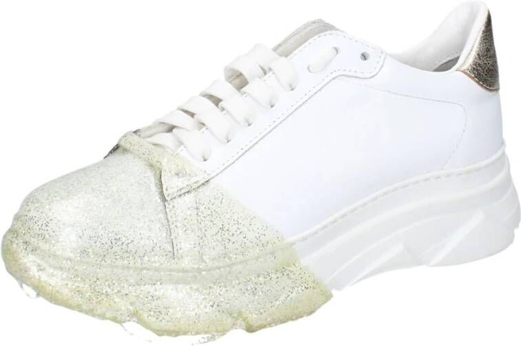 Stokton Leren Dames Sneakers White Dames