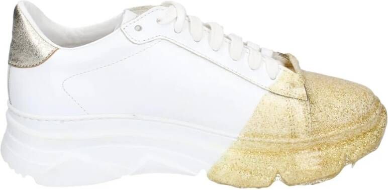 Stokton Leren Dames Sneakers White Dames