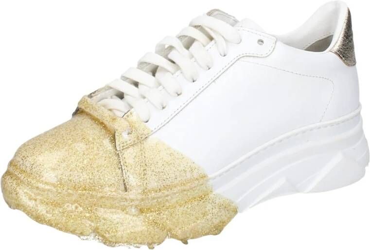 Stokton Leren Dames Sneakers White Dames