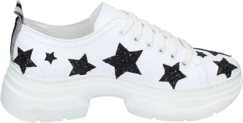 Stokton Leren Dames Sneakers White Dames