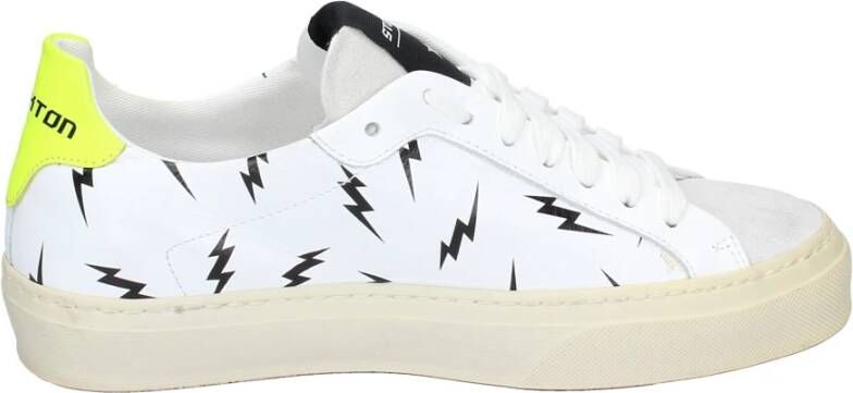 Stokton Leren Dames Sneakers White Dames