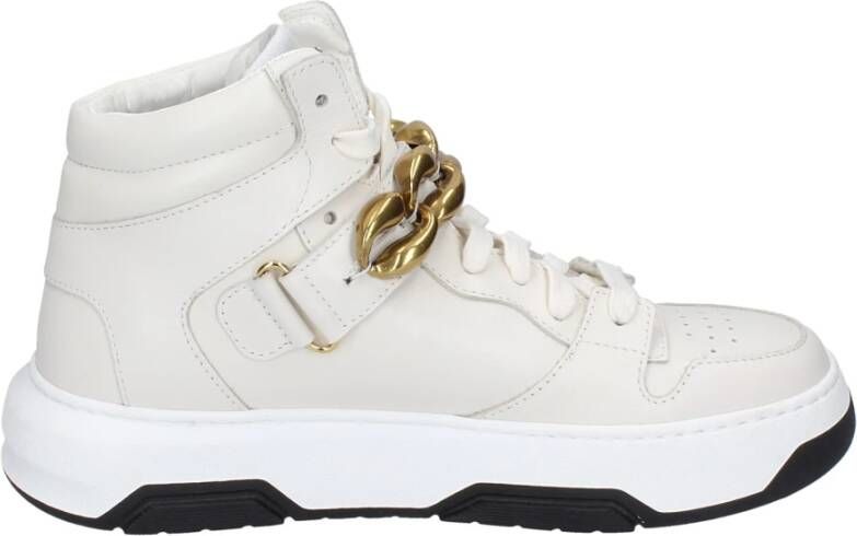 Stokton Leren Dames Sneakers White Dames