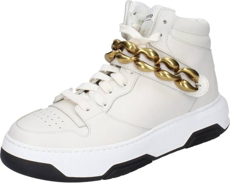 Stokton Leren Dames Sneakers White Dames