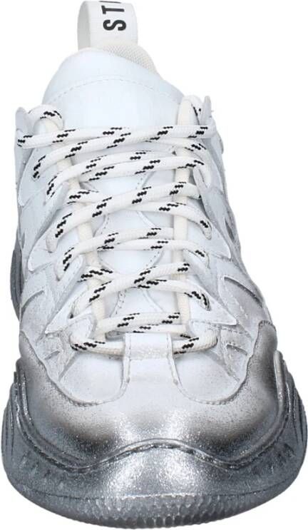 Stokton Leren Dames Sneakers White Dames