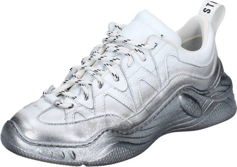 Stokton Leren Dames Sneakers White Dames