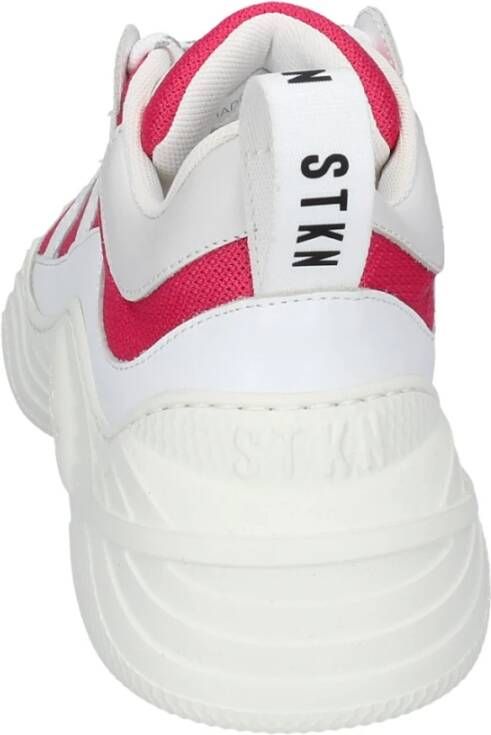 Stokton Leren Dames Sneakers White Dames