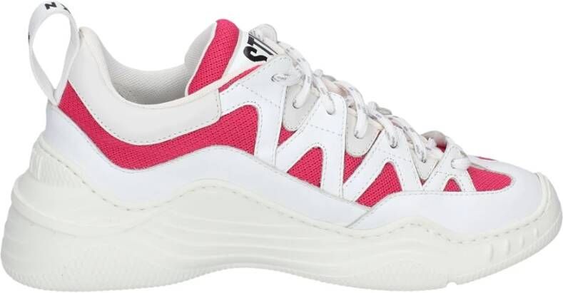 Stokton Leren Dames Sneakers White Dames