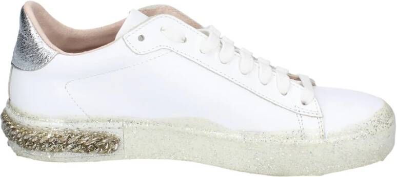 Stokton Leren Dames Sneakers White Dames