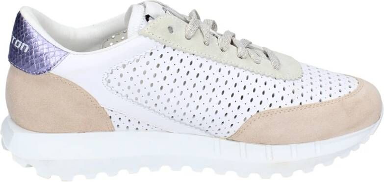 Stokton Leren Dames Sneakers White Dames