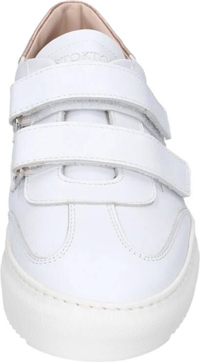 Stokton Leren Dames Sneakers White Dames