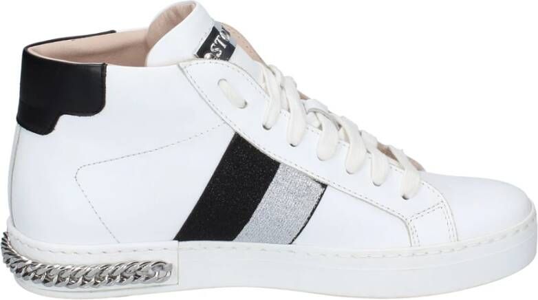 Stokton Leren Dames Sneakers White Dames