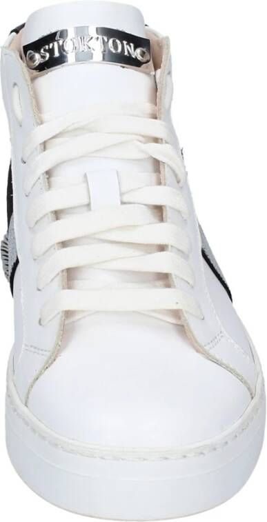 Stokton Leren Dames Sneakers White Dames