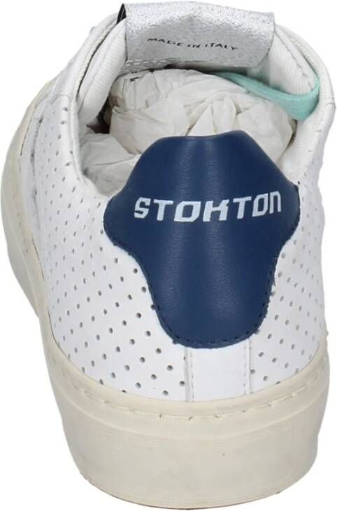 Stokton Leren Dames Sneakers White Dames