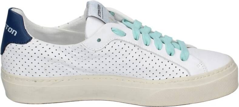 Stokton Leren Dames Sneakers White Dames