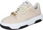 Stokton Leren Damessneakers Beige Dames - Thumbnail 5