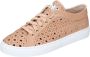 Stokton Leren Damessneakers Beige Dames - Thumbnail 5