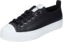 Stokton Leren Damessneakers Black Dames - Thumbnail 5