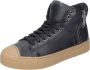 Stokton Leren Damessneakers Black Dames - Thumbnail 5