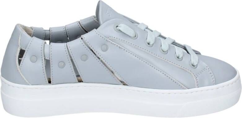 Stokton Leren Damessneakers Gray Dames